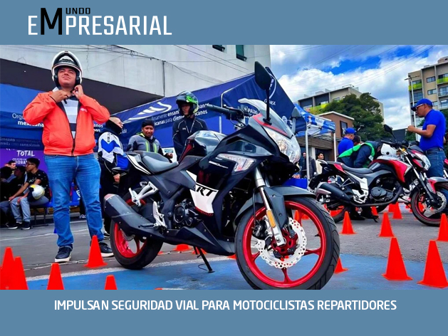 IMPULSAN SEGURIDAD VIAL PARA MOTOCICLISTAS REPARTIDORES