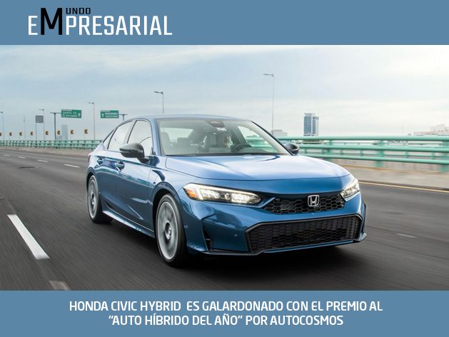 HONDA CIVIC HYBRID  ES GALARDONADO CON EL PREMIO AL “AUTO HÍBRIDO DEL AÑO” POR AUTOCOSMOS