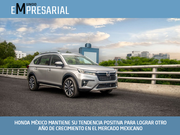 HONDA MÉXICO MANTIENE SU TENDENCIA POSITIVA PARA LOGRAR OTRO AÑO DE CRECIMIENTO EN EL MERCADO MEXICANO