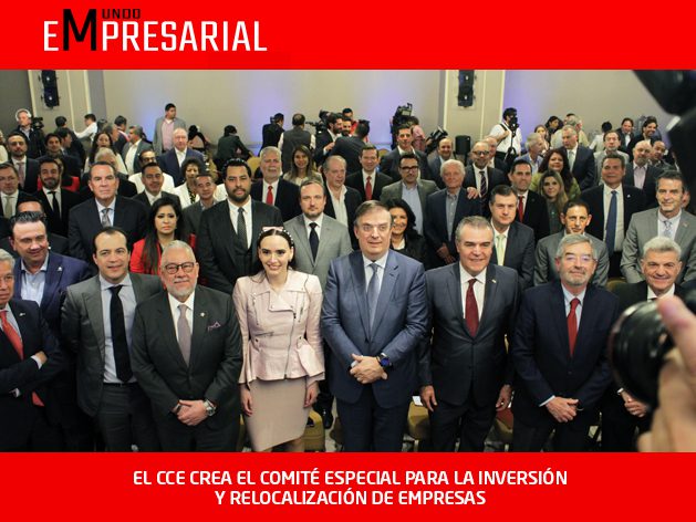 EL CCE CREA EL COMITÉ ESPECIAL PARA LA INVERSIÓN Y RELOCALIZACIÓN DE EMPRESAS