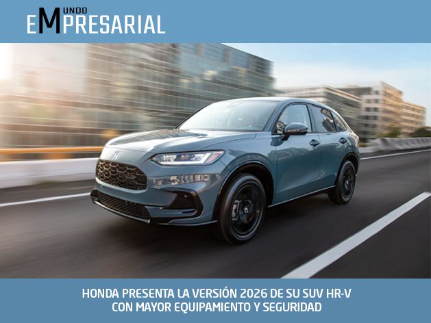 HONDA PRESENTA LA VERSIÓN 2026 DE SU SUV HR-V CON MAYOR EQUIPAMIENTO Y SEGURIDAD