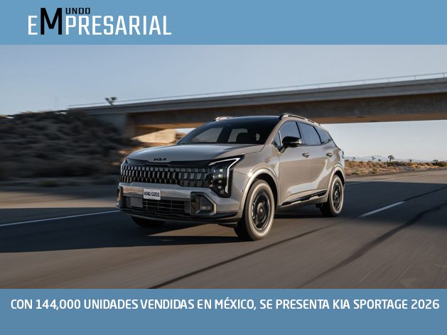 CON 144,000 UNIDADES VENDIDAS EN MÉXICO, SE PRESENTA KIA SPORTAGE 2026