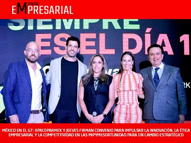 COPARMEX Y JEEVES FIRMAN CONVENIO PARA IMPULSAR LA INNOVACIÓN, LA ÉTICA EMPRESARIAL Y LA COMPETITIVIDAD EN LAS MIPYMES