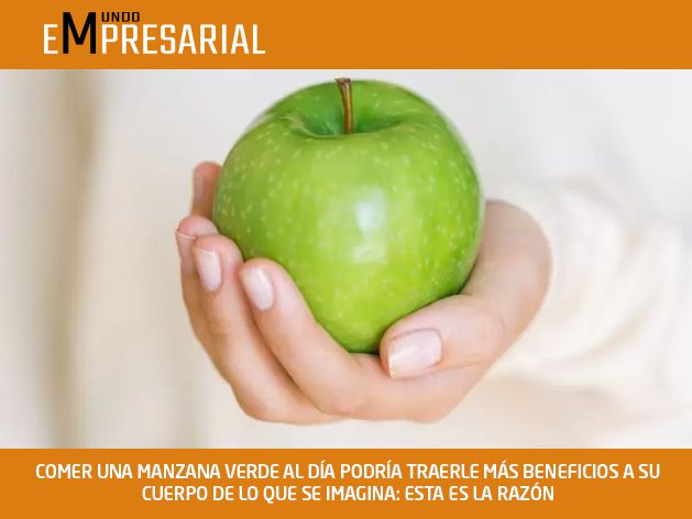 COMER UNA MANZANA VERDE AL DÍA PODRÍA TRAERLE MÁS BENEFICIOS A SU CUERPO DE LO QUE SE IMAGINA: ESTA ES LA RAZÓN