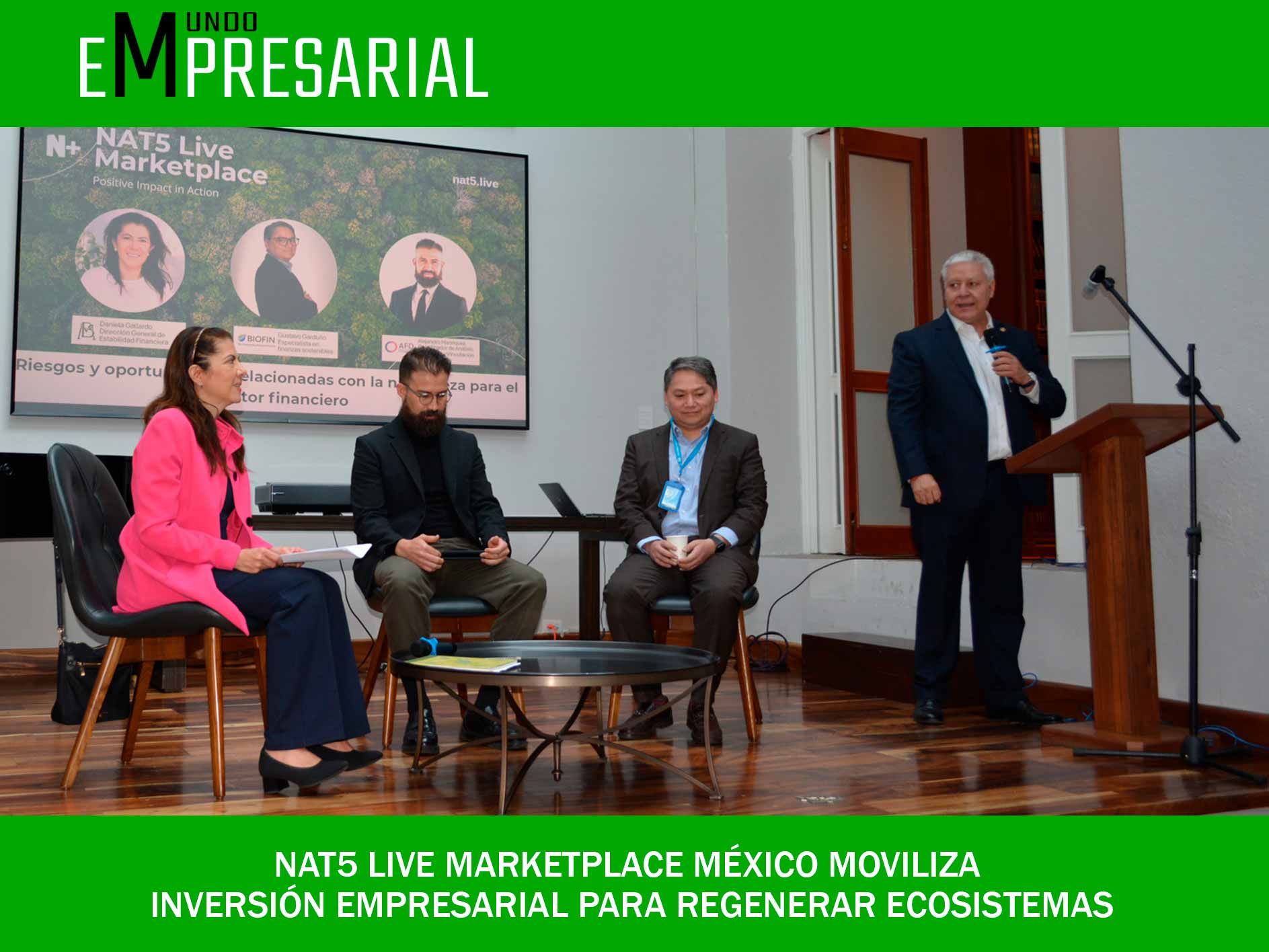 NAT5 Live Marketplace México moviliza inversión empresarial para regenerar ecosistemas