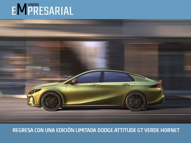 REGRESA CON UNA EDICIÓN LIMITADA DODGE ATTITUDE GT VERDE HORNET