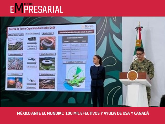 MÉXICO ANTE EL MUNDIAL: 100 MIL EFECTIVOS Y AYUDA DE USA Y CANADÁ