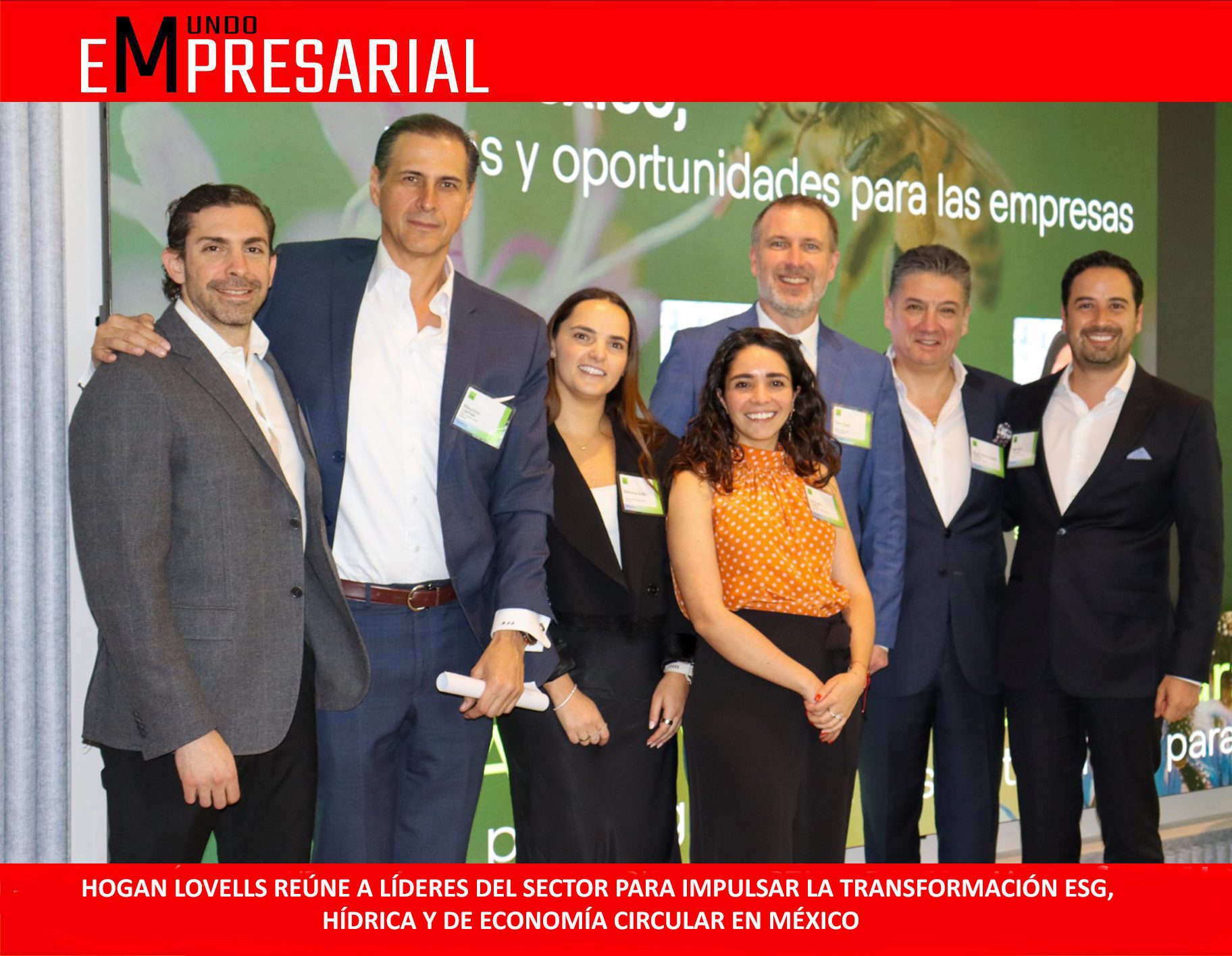 HOGAN LOVELLS REÚNE A LÍDERES DEL SECTOR PARA IMPULSAR LA TRANSFORMACIÓN ESG, HÍDRICA Y DE ECONOMÍA CIRCULAR EN MÉXICO