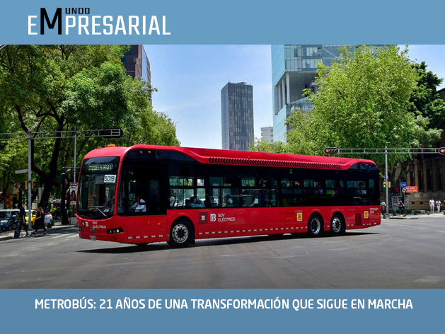METROBÚS: 21 AÑOS DE UNA TRANSFORMACIÓN QUE SIGUE EN MARCHA