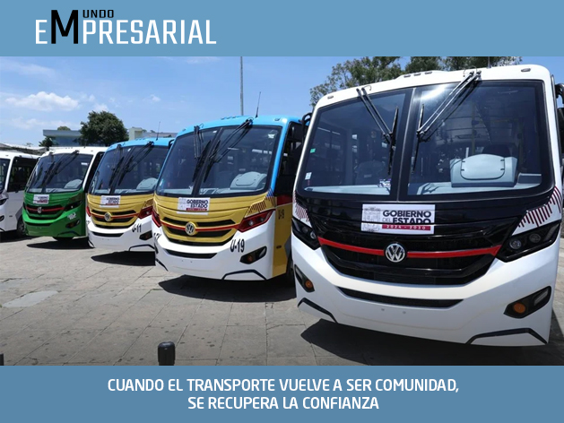 CUANDO EL TRANSPORTE VUELVE A SER COMUNIDAD, SE RECUPERA LA CONFIANZA