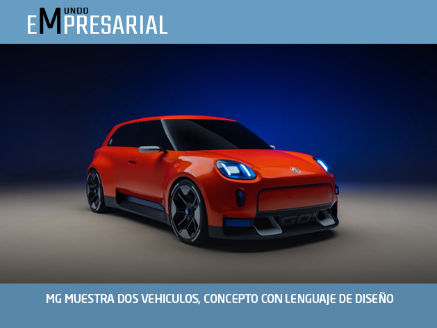 MG MUESTRA DOS VEHICULOS, CONCEPTO CON LENGUAJE DE DISEÑO