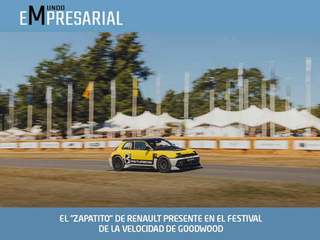 EL “ZAPATITO” DE RENAULT PRESENTE EN EL FESTIVAL DE LA VELOCIDAD DE GOODWOOD