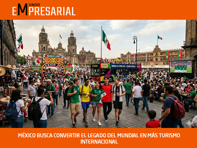MÉXICO BUSCA CONVERTIR EL LEGADO DEL MUNDIAL EN MÁS TURISMO INTERNACIONAL