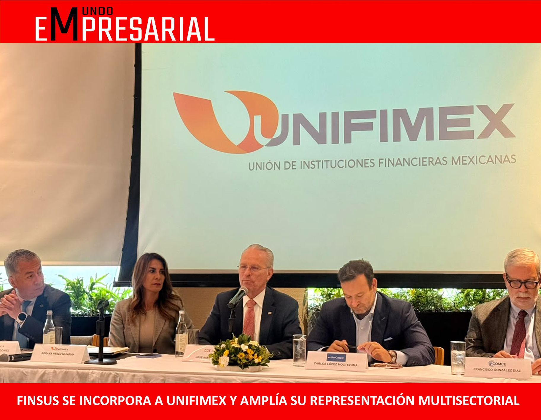 FINSUS SE INCORPORA A UNIFIMEX Y AMPLÍA SU REPRESENTACIÓN MULTISECTORIAL