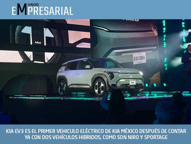 KIA EV3 ES EL PRIMER VEHICULO ELÉCTRICO DE KIA MÉXICO DESPUÉS DE CONTAR YA CON DOS VEHÍCULOS HIBRIDOS, COMO SON NIRO Y SPORTAGE