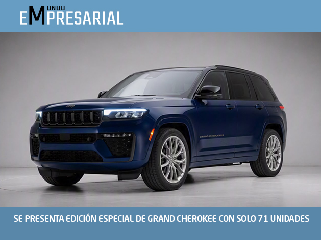 SE PRESENTA EDICIÓN ESPECIAL DE GRAND CHEROKEE CON SOLO 71 UNIDADES